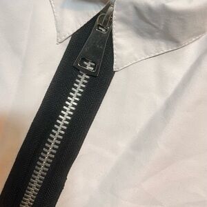 Cropped Zipper Shirt